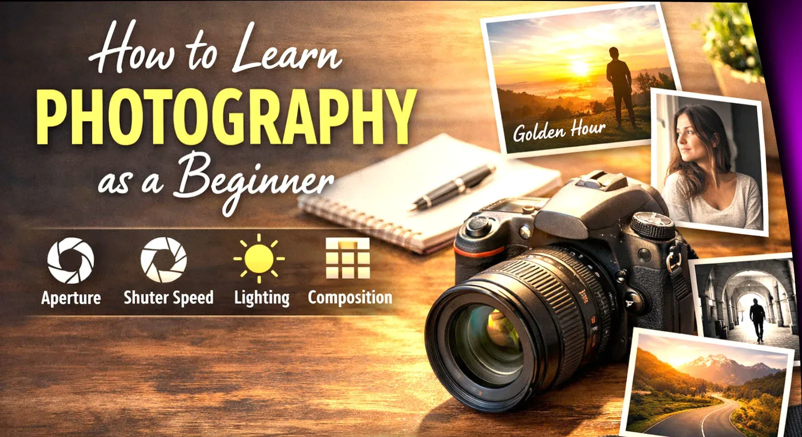 How to Learn Photography as a Beginner: A Simple Step-by-Step Guide