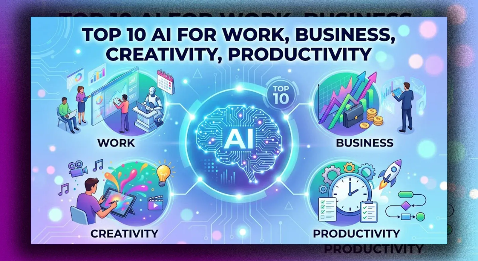 Top 10 AI Tools You Need to Know in 2025 for Work, Creativity, and Productivity