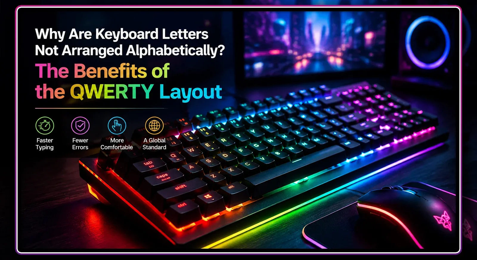 Why Are Keyboard Letters Not Arranged Alphabetically? The Benefits of the QWERTY Keyboard Design