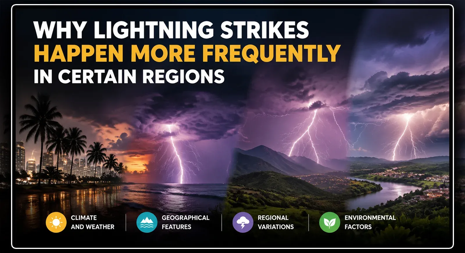 Why Lightning Strikes Happen More Frequently in Certain Regions