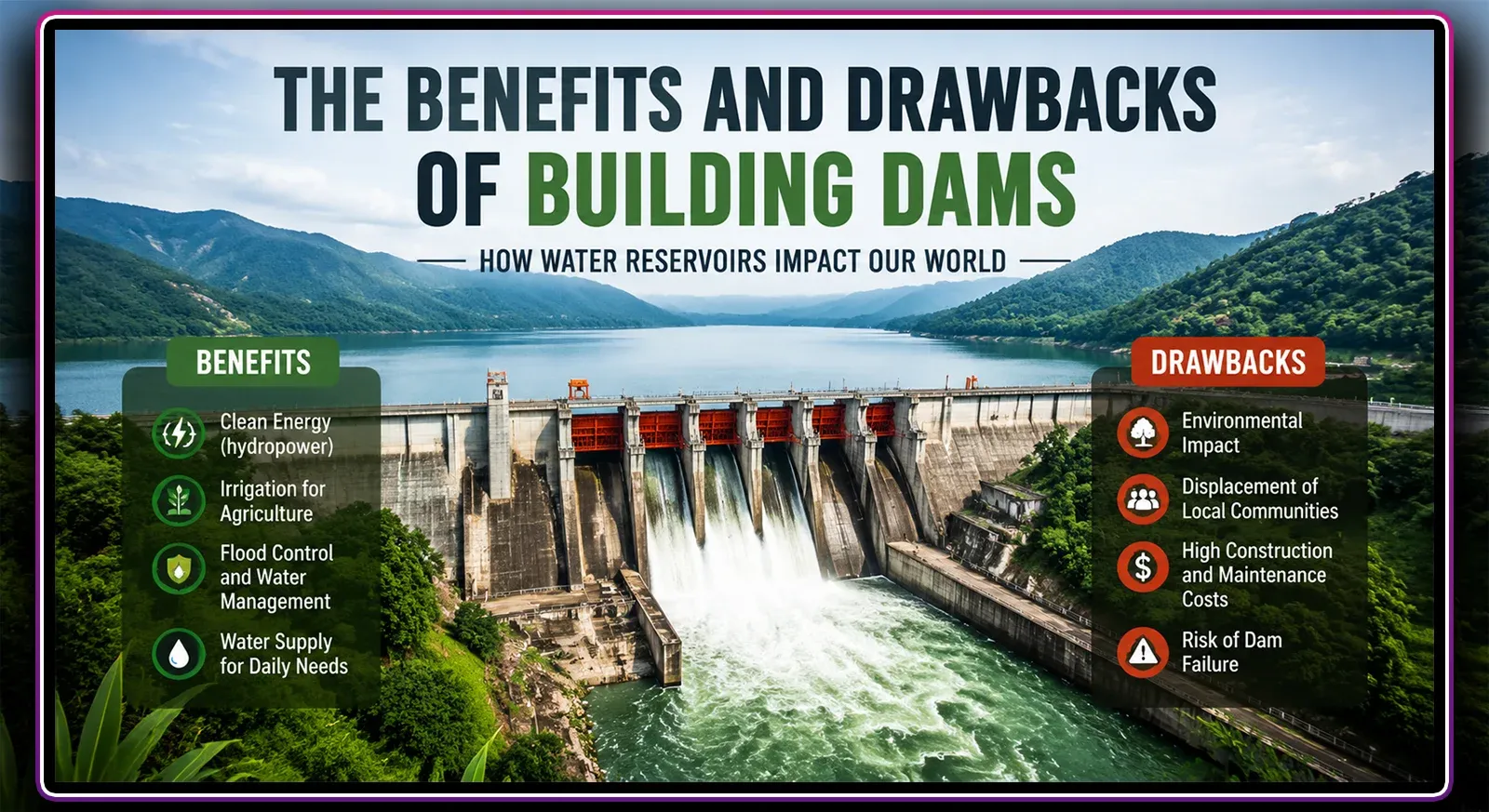 The Benefits and Drawbacks of Building Dams: How Water Reservoirs Impact Our World