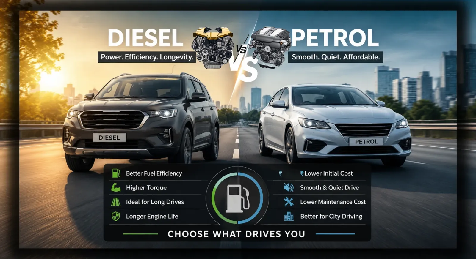 Diesel vs Petrol: The Debate That Never Really Ends adventages and disadventages