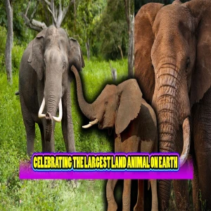 Celebrating the Largest Land Animal on Earth , Elephants