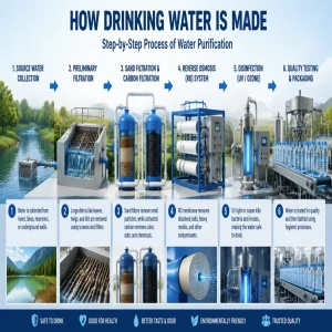 How Drinking Water Is Made: Step-by-Step Process of Water Purification